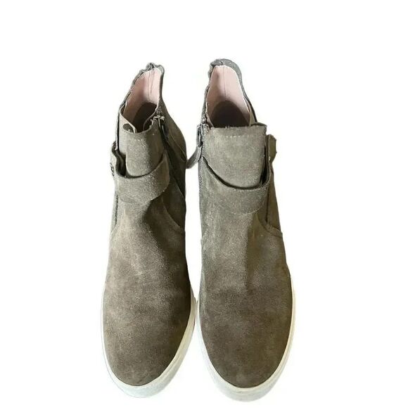 Linea Paolo Brown‎ Women Wedge Bootie Size 6M - Picture 2 of 10